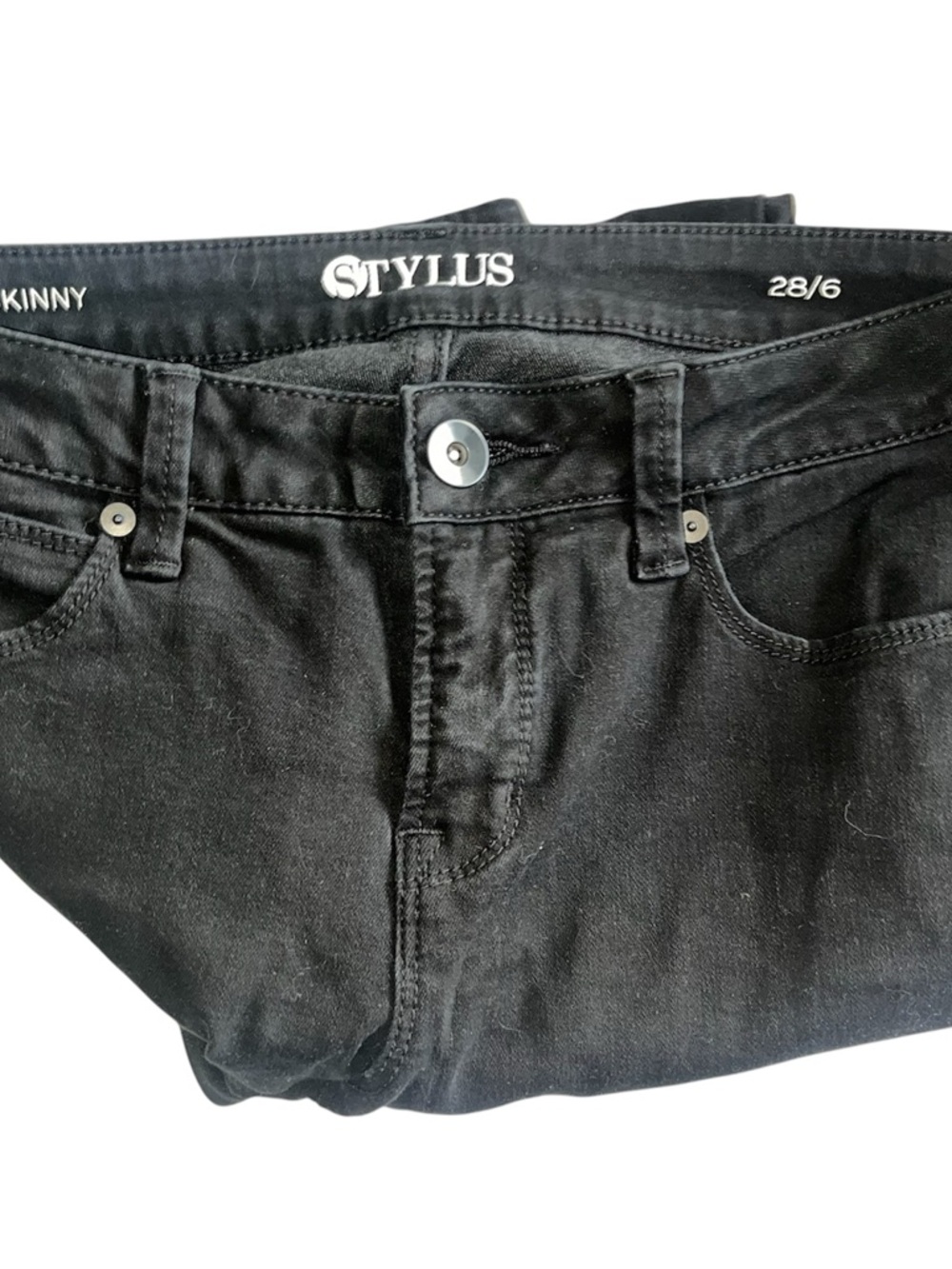 STYLUS Black Skinny Jeans